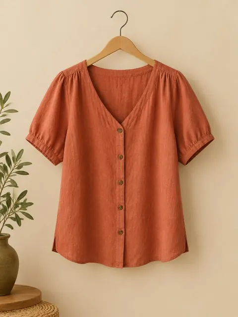 Blusa terracota